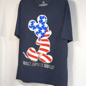 3/$25 ‼️💰‼️NWOT Disney Stars and Stripes Mickey